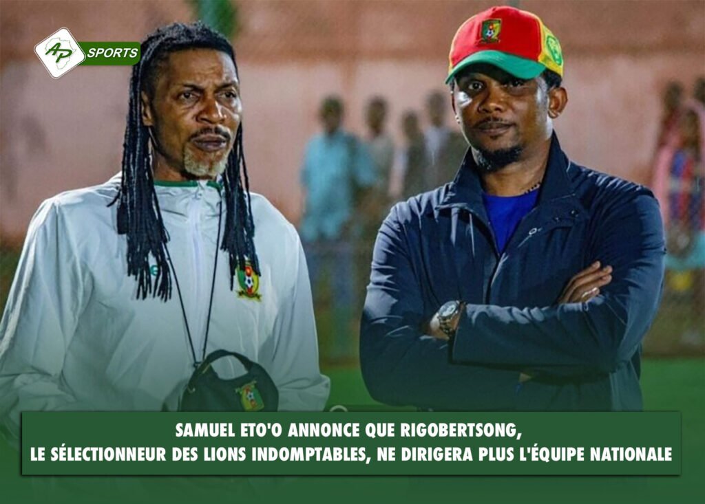 Samuel Eto'o officialise le départ du sélectionneur Rigobert Song après l'élimination du Cameroun en CAN 2023