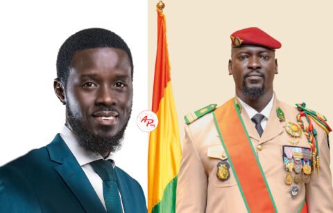 Mamadi Doumbouya felicite le nouveau président du Sénégal Bassirou Diomaye Faye