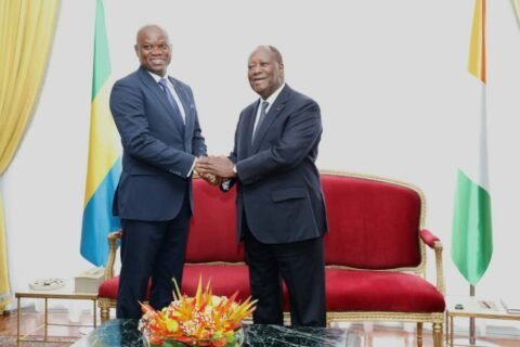 Le président Alassane Ouattara a eu un entretien avec le président de la transition gabonaise Brice Oligui