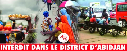 District d’Abidjan: Interdiction des Charrettes à Bras "wottro", de la mendicité et du commerce ambulant