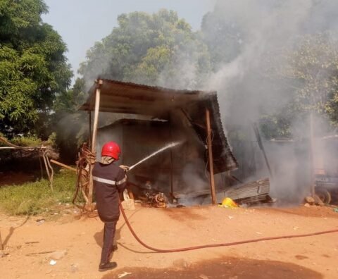 Incendie partiel dans un dépôt de gaz à Dimbokro, Côte d’Ivoire