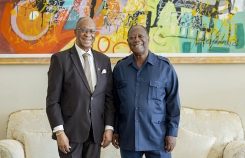 Le Président rencontre l’ambassadeur du Ghana en Côte d'Ivoire